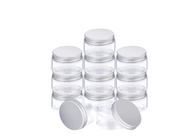 Aluminum Silver Lids Empty Lotion Jars 4 Oz Cosmetic Airless Cream Jar