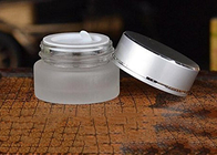 Silver Aluminum Lid Cosmetic Cream Jar Safety Good Sealing Performance
