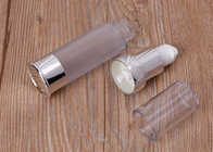 Frosted 30 Ml Airless Cosmetic Bottles  BPA Free Environmental Friendly