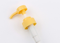 Yellow Lotion Dispenser Pump Liquid Shampoo Lotion Pump Replacement