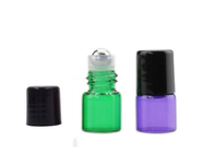 Various Colors Glass Bottle Mini Essential Oil Roller Bottles 1ml 2ml 3ml