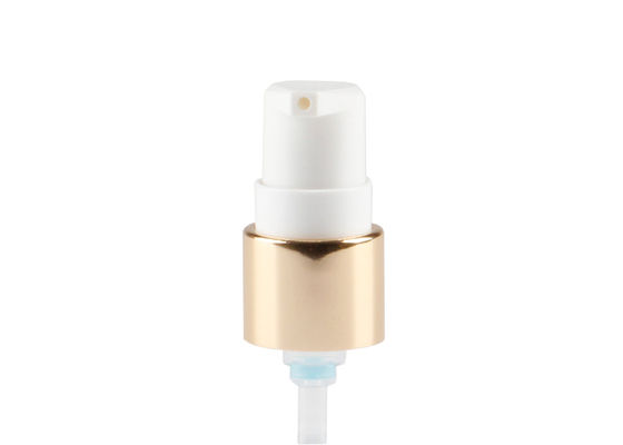 Aluminum Surface  Cosmetic Lotion Pump High Strength 24 / 410