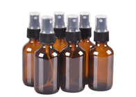 Amber PET Cosmetic Spray Bottles Smooth Surface Skin Care Water Packing