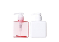 Square Shape Body Cosmetic PETG Bottle 250ml Capacity PP Pump Material Durable