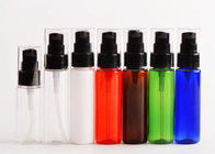 Colorfully Empty Pet Plastic Cosmetic Bottles Portable With Treatment Pump