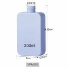 Square HDPE Cosmetic Packaging Plastic Shampoo Bottles With Lotion Pump