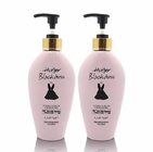 Pink PET Plastic Shampoo And Conditioner Bottles 125ml 350ml