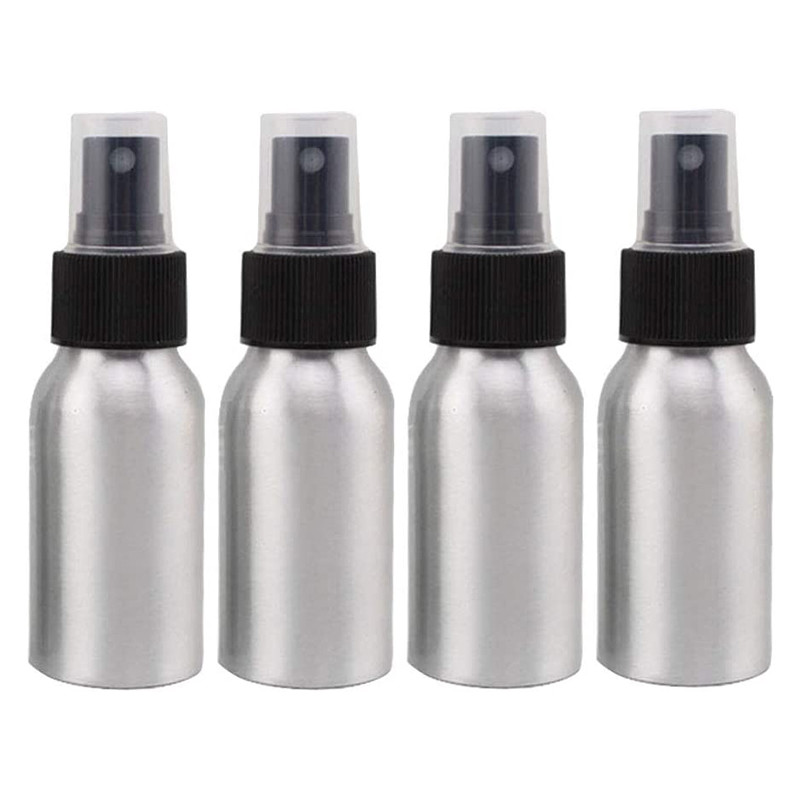 Aluminum Fine Mist Spray Bottles Reusable Metal Travel Perfume Bottle