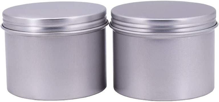 Square Snap Lid Tin Aluminum Jar Cosmetic Candle Packaging Box