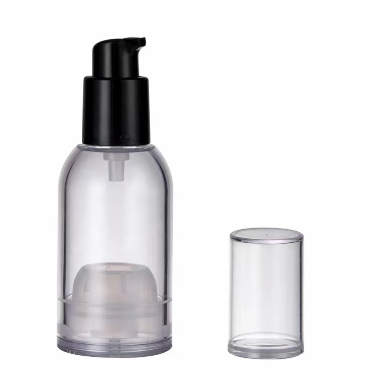 PP Airless Dispenser Bottles with Smooth Surface and Frosted Finish