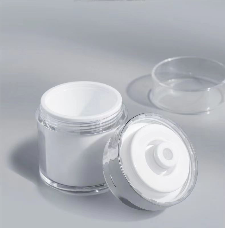 15G 30G 50G 100G Plastic Airless Jar With Vacuum Pump Sealing Type Airless Pump Volume 15ML 30ML 50ML 100ML
