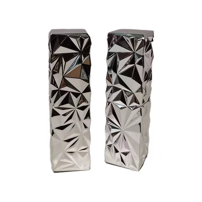 3.5ML Lip Balm Tubes Lip Gloss Tube Lipstick Outer Black Inner Silver Tubes Refillable Holder For Containers
