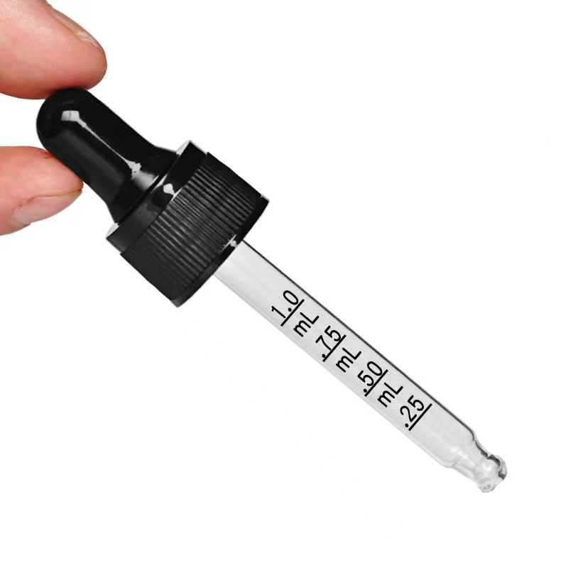 Convenient 20mm Pp Plastic Glass Dropper With Tick Mark for Precise Measurements