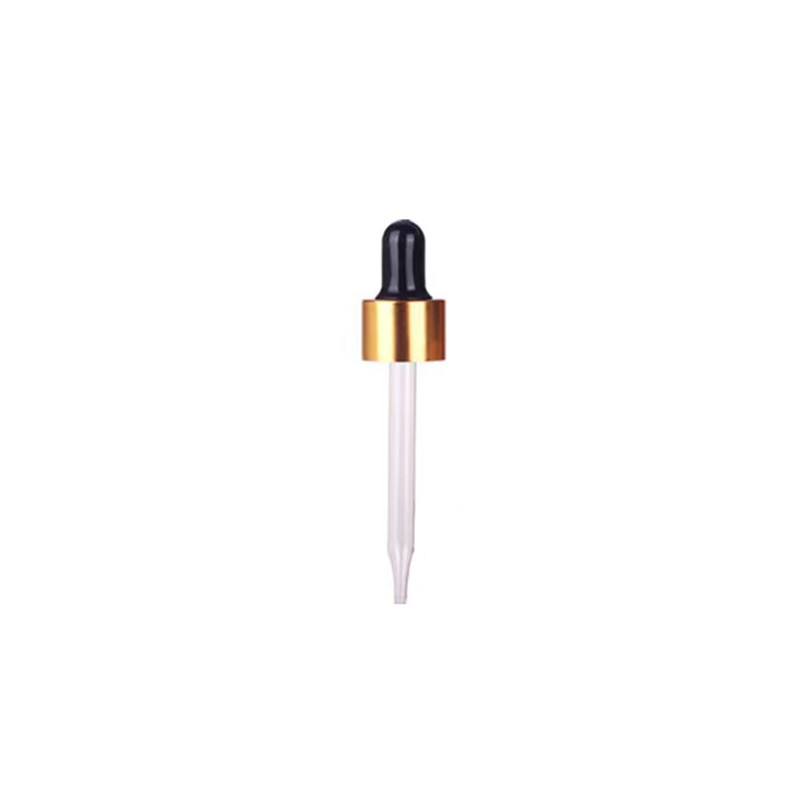18mm 20mm 24mm Aluminum Closure Glass Dropper For Essential Oil Bottle