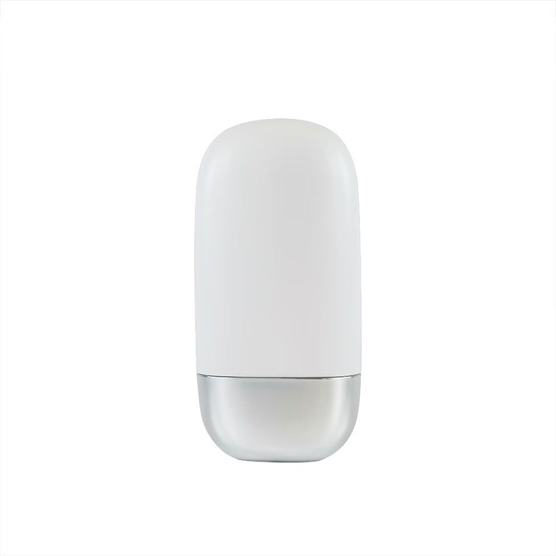 50g Oval Luxury Pink Cream Applicator Cream Sunscreen Bottles With Gold Lid