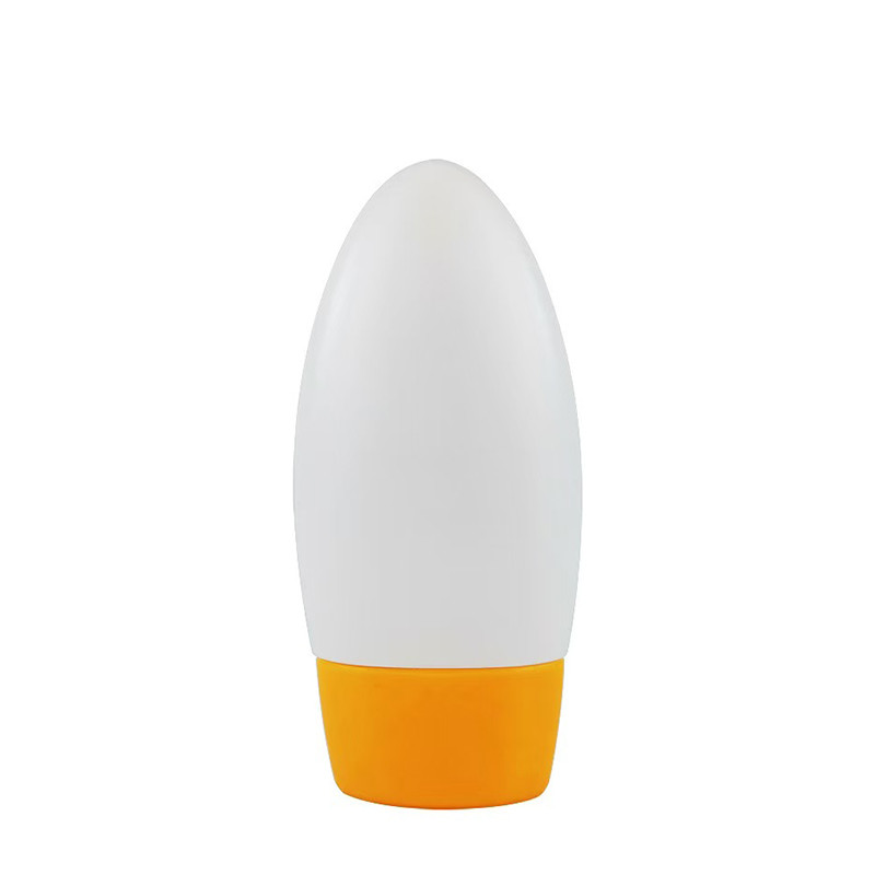 Customized Printing Provided Freely 30ml 50ml Sunscreen Foundation Serum Lotion Squeezable Plastic Bottle Inverted