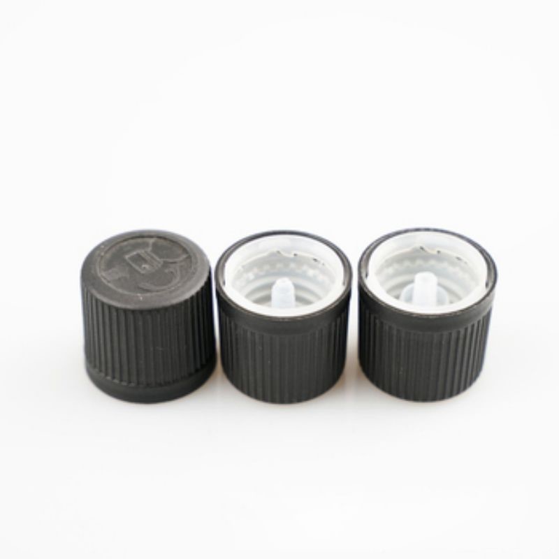 20mm 24mm 28mm Black Ribbed Smooth  Plastic Screw Cap Induction Sealing Gasket or Pressure Sensitive Sealing Gasket