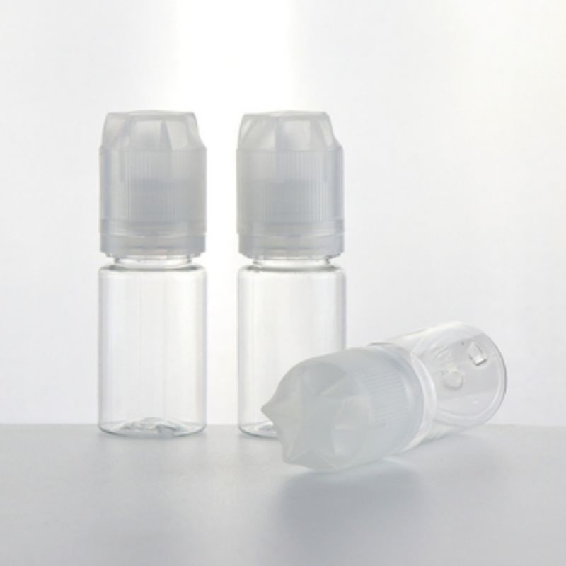 Convenient 30ml Plastic Smoke Oil Dropper Bottle with Long Thin Tip and Child Proof Cap