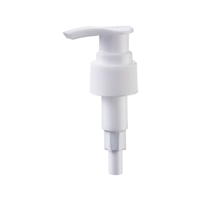 24mm Recyclable ribbed Lotion Pump Head Reusable Daily Life Use