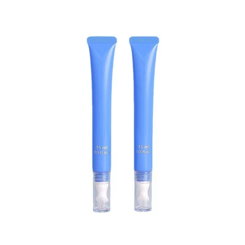 Round Black Tube With Screw Cap For Face Cream And Skin Care Low MOQ