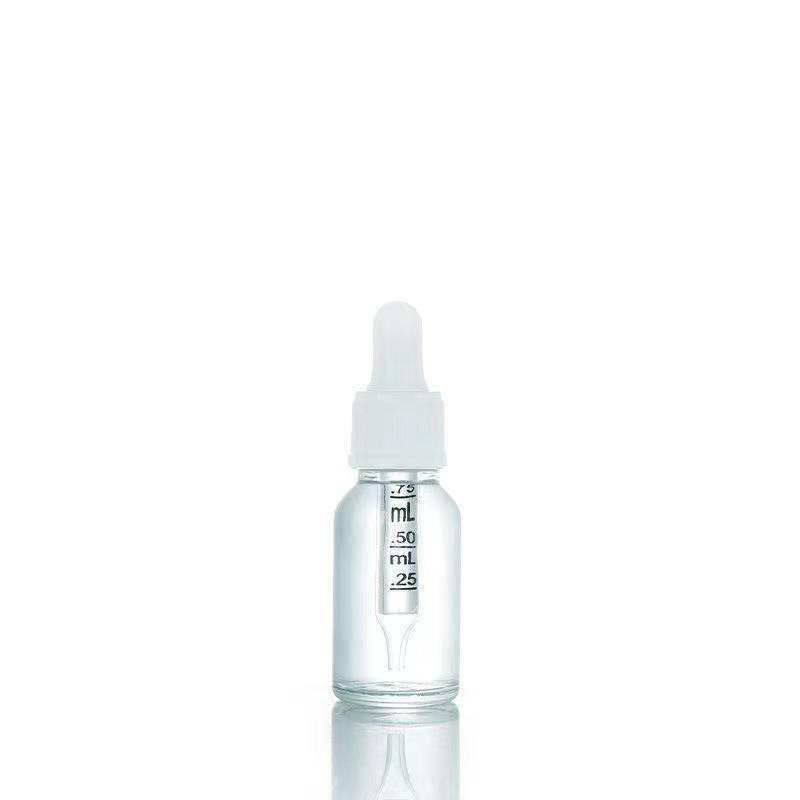 18mm Plastic Bottle Dropper and 10ml Amber Oil Glass Essential Oil Bottle for Travel or Home