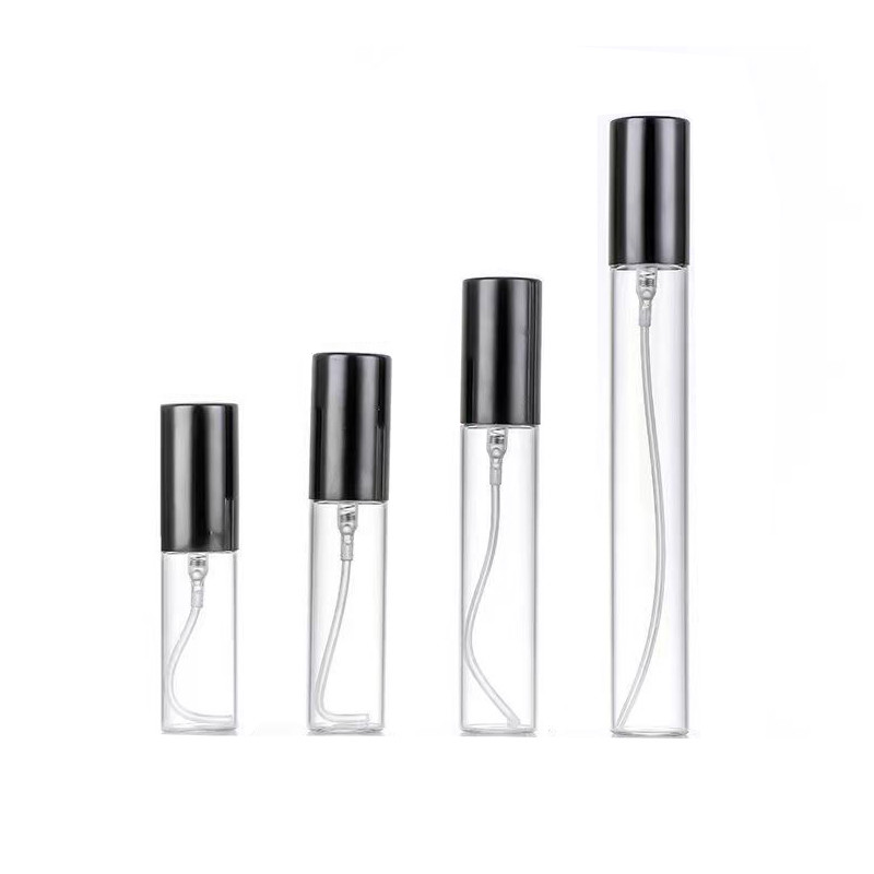 5ml 10ml Wholesale Mini Mist Spray Perfume Glass Sample Bottle With Plastic Spray Pump