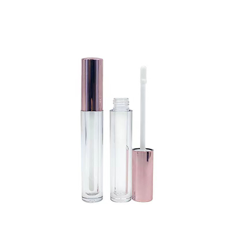 Rubber Seal Screw Closure Plastic Lip Balm Tube for Cosmetic Container Packaging Custom 4g Empty Round Mouth Lipstick Tube With