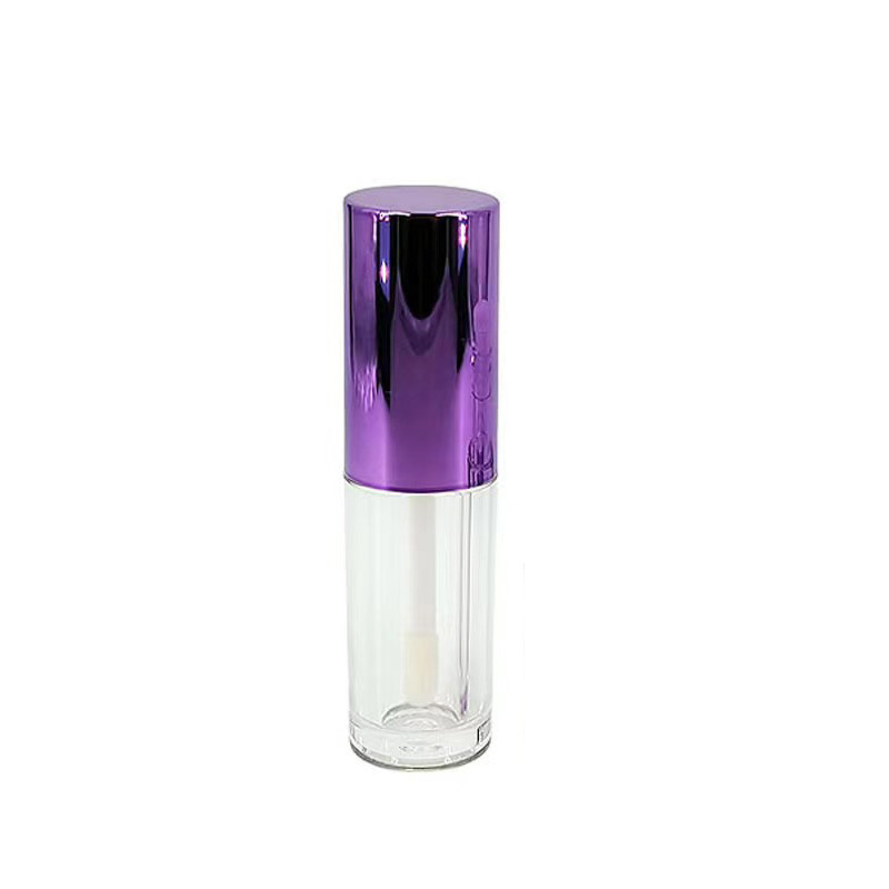 Custom 3.5g 5g Empty Lips Lipstick Tube With Rubber Seal Screw Closure Plastic Lip Balm Tube for Cosmetic Container Packaging