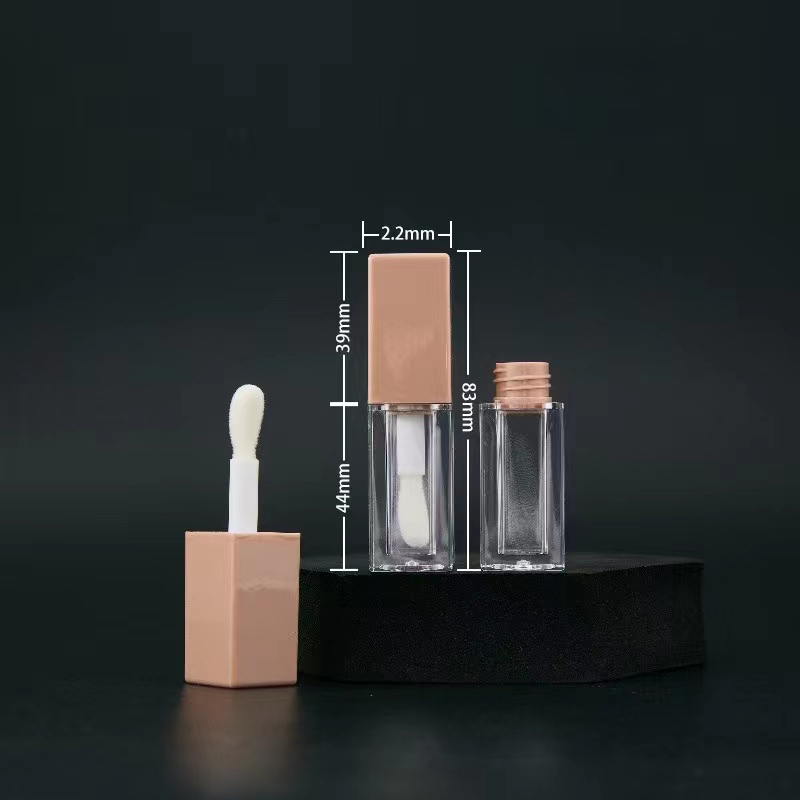 Gloss Tubes for Lipstick and Mascara Printing Screen printing PET Tubes Transparent Cute