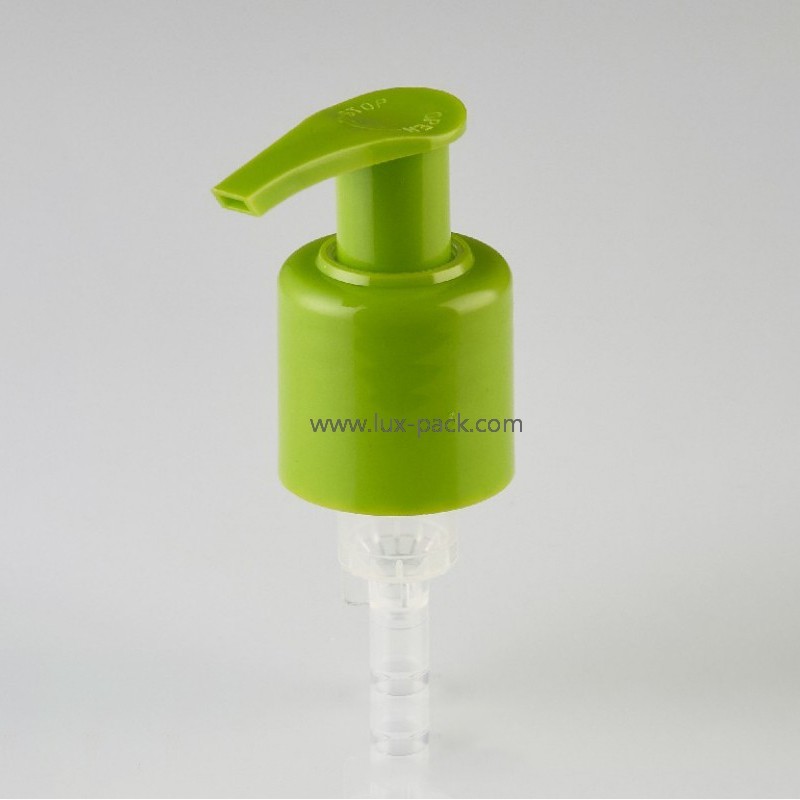 24mm 28mm Customized Color Liquid Dispenser Left-Right Lotion Pump For Personal Care