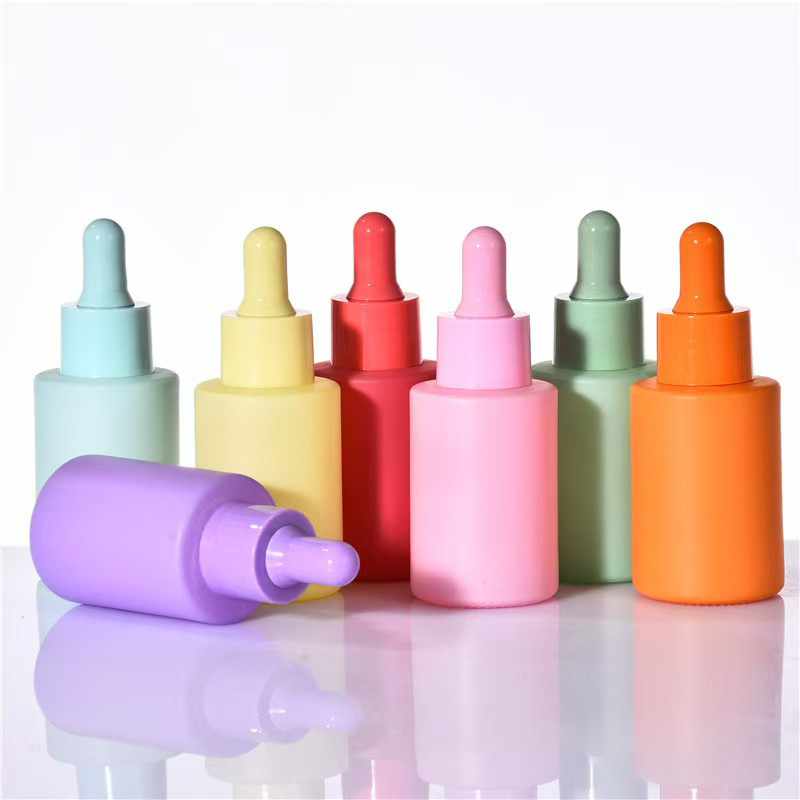 High Quality 10ml 20ml 30ml 50ml Macaron Color Essential Oil Bottle for Cosmetic