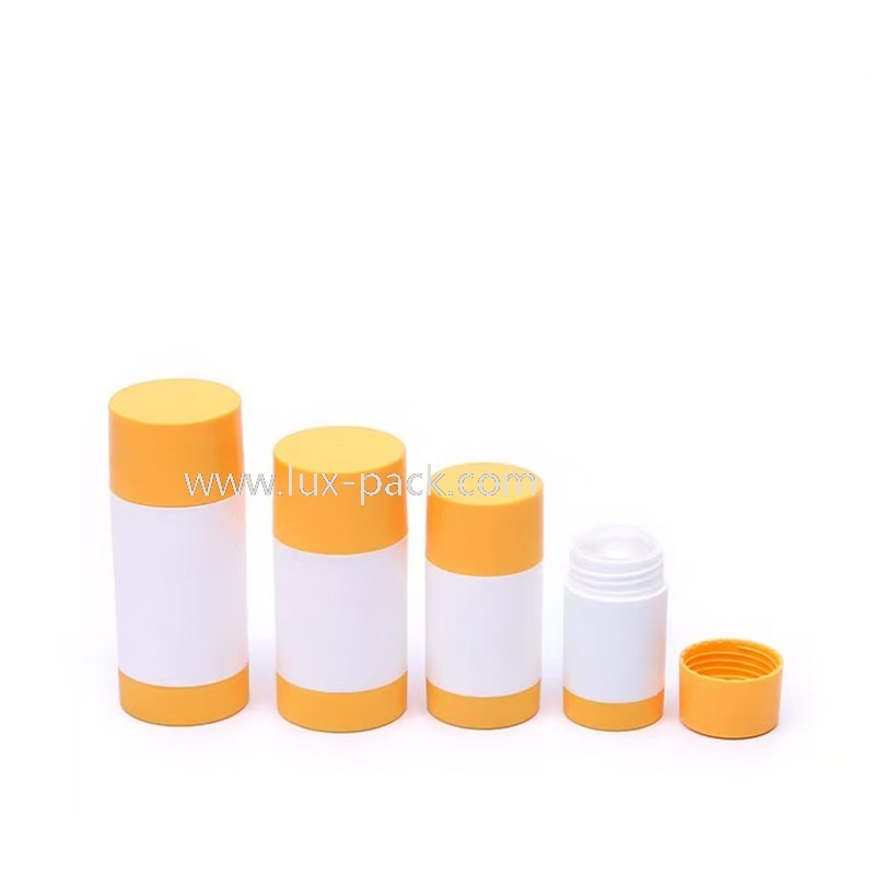 Stick Bottle Deodorant Balm Stick Top Plastic Packaging Container Reusable