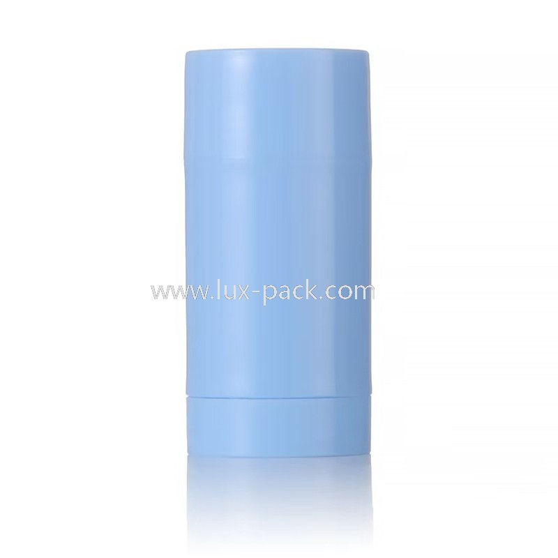 Stick Top Filling Personal Care Empty All Plastic Oval Shape Deodorant Bottle