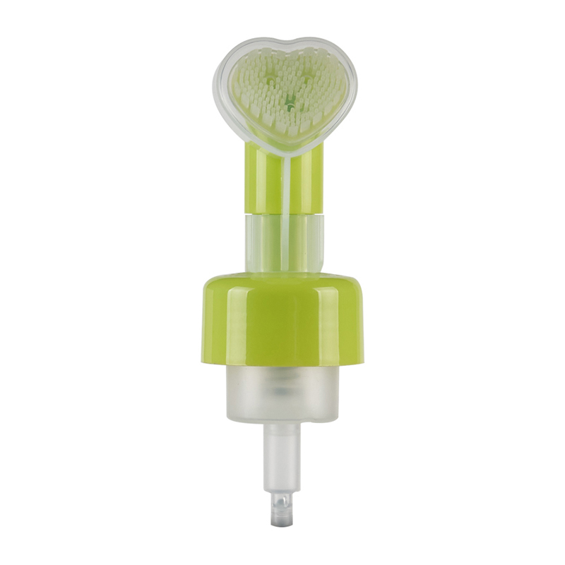 42mm Foam Pump Brush Head Makeup Remover Soft Silicone Brush Multi-function Facial Cleansing Mousse Foam Brush