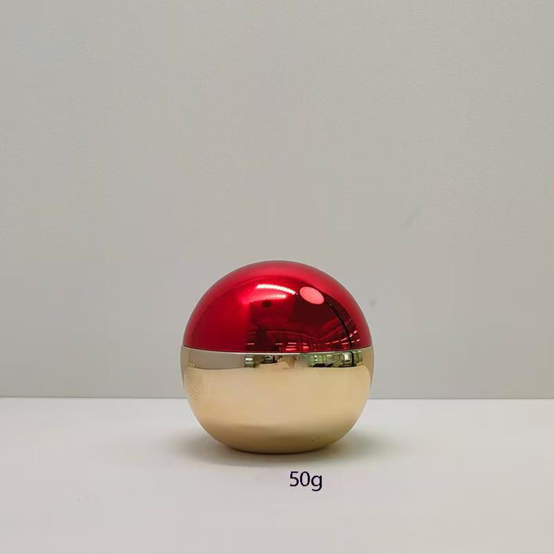 5g 25g 50g 80g Empty UV Shell Round Shape PP PS Plastic Harmless Cream Jar