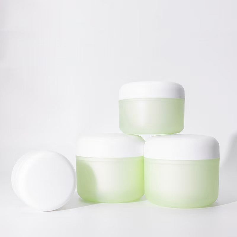 50g 100g 200g Matt Shell Round Shape PP Plastic Harmless Cream Jar For Skin Care