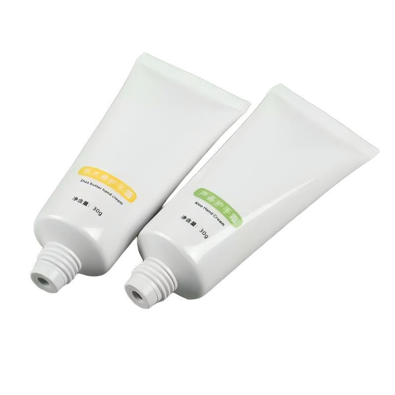 custom printed label cosmetic soft plastic squeeze tube packaging for hand cream