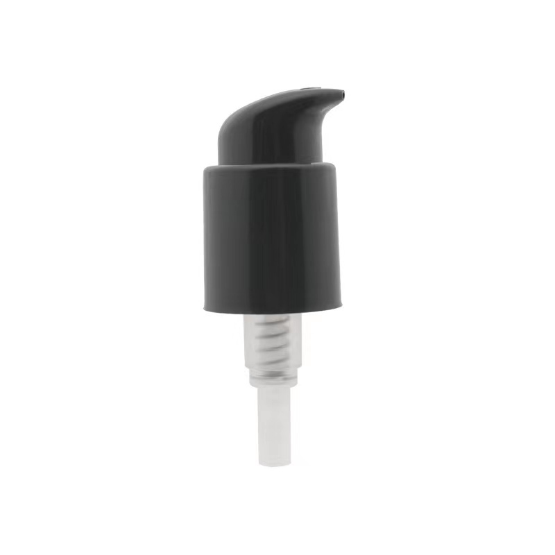 Black Plastic Treatment Dispenser Pump Head for Cosmetic Foundation and Skincare Lotion