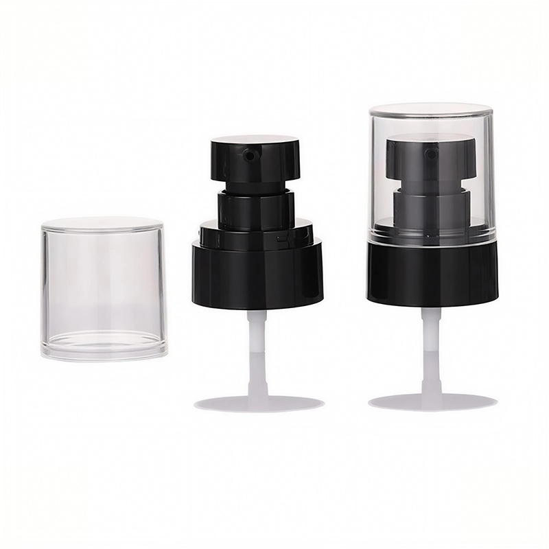Wholesales 24/410 Cream Pump Lotion Pump Outer Diameter 37mm with AS Clear Cap