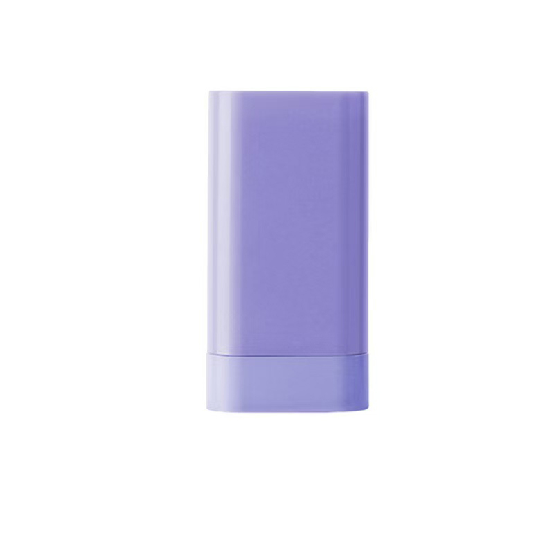 Accept Color Silk Printing Bottom Filling 20g Deodorant Balm Stick Bottle for Cosmetic Package