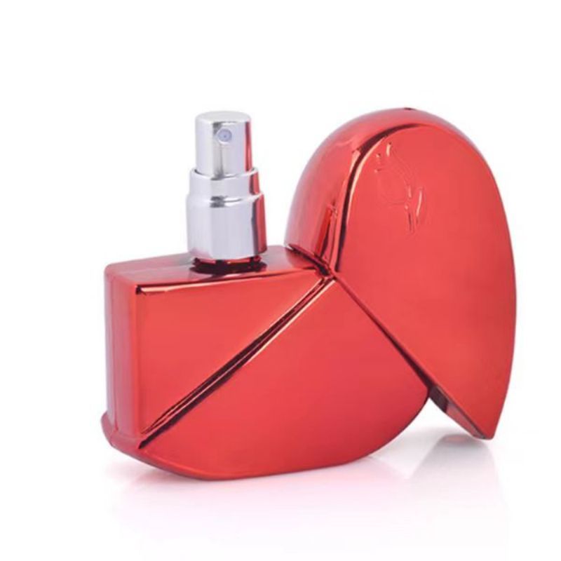 25ml  Heart-shaped Portable Stylish  Cosmetic Spray Perfume Bottle Travel Easy-use