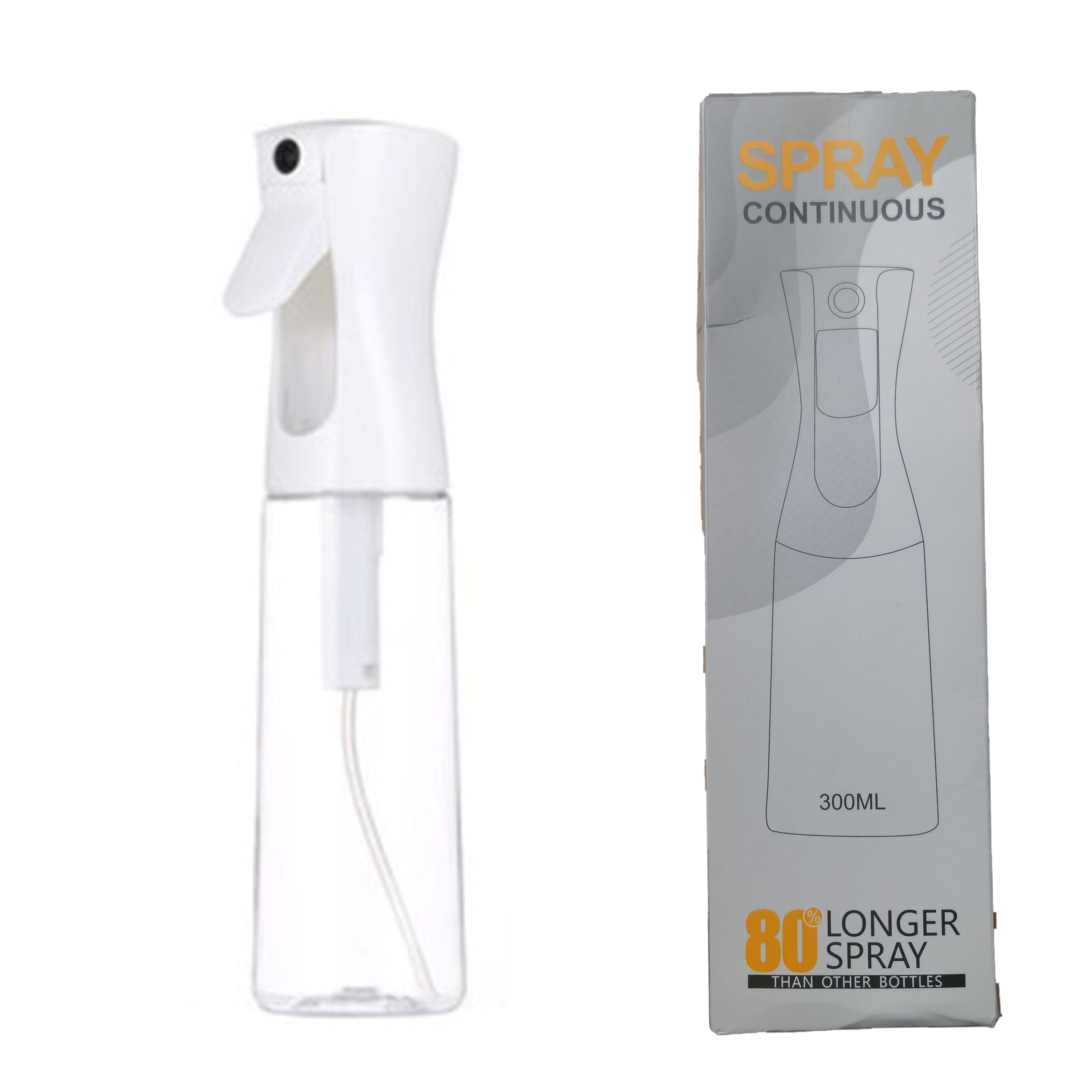 200ml 300ml 500ml Continuous Fine Mist Sprayer Any Color PET Spray Bottle Continuous Sprayer for Hairstyling