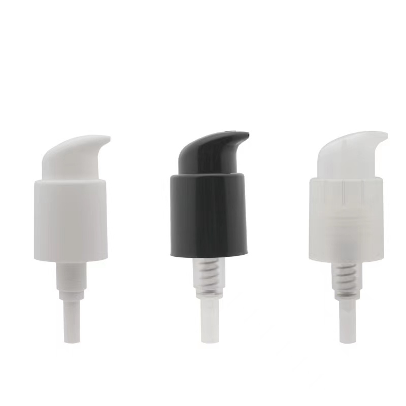 18/410 Plastic Lotion Dispenser Pump Rotary Lock Cosmetic Cream Pump For Skincare Cleansing Bottle