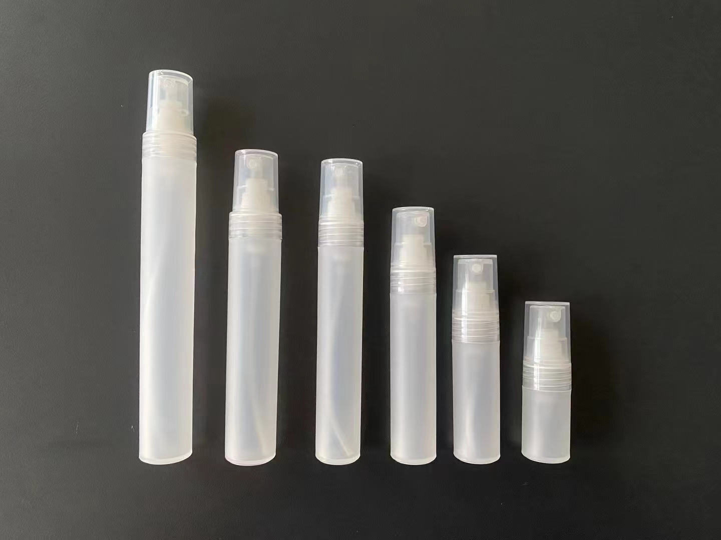 Slim Transparent Pocket Perfume Dispenser Vial Reusable Mini Mist Spray Bottle