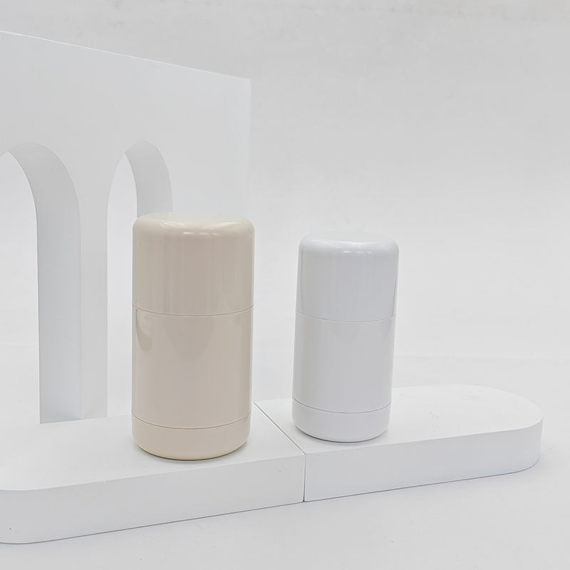 Deodorant Balm Container Empty Round Solid Balm Stick Bottle 30g 50g Reusable Outer Shell Replaceable Inner Refill