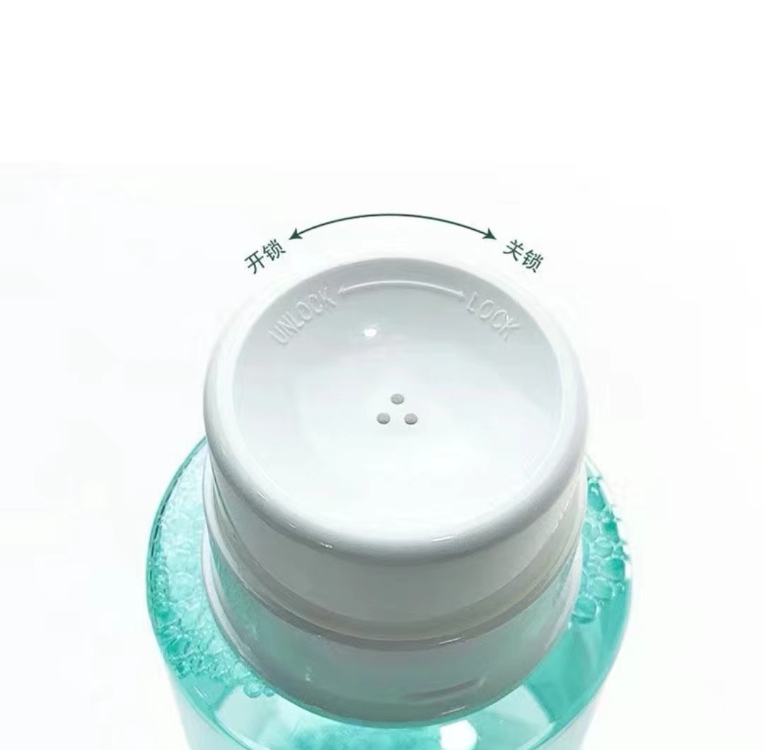 24/410 32/410 Plastic Nail Clean Pump Large Head Pump Dispenser  Cosmetic Oil 24 Tooth Oil Pump Custom Color