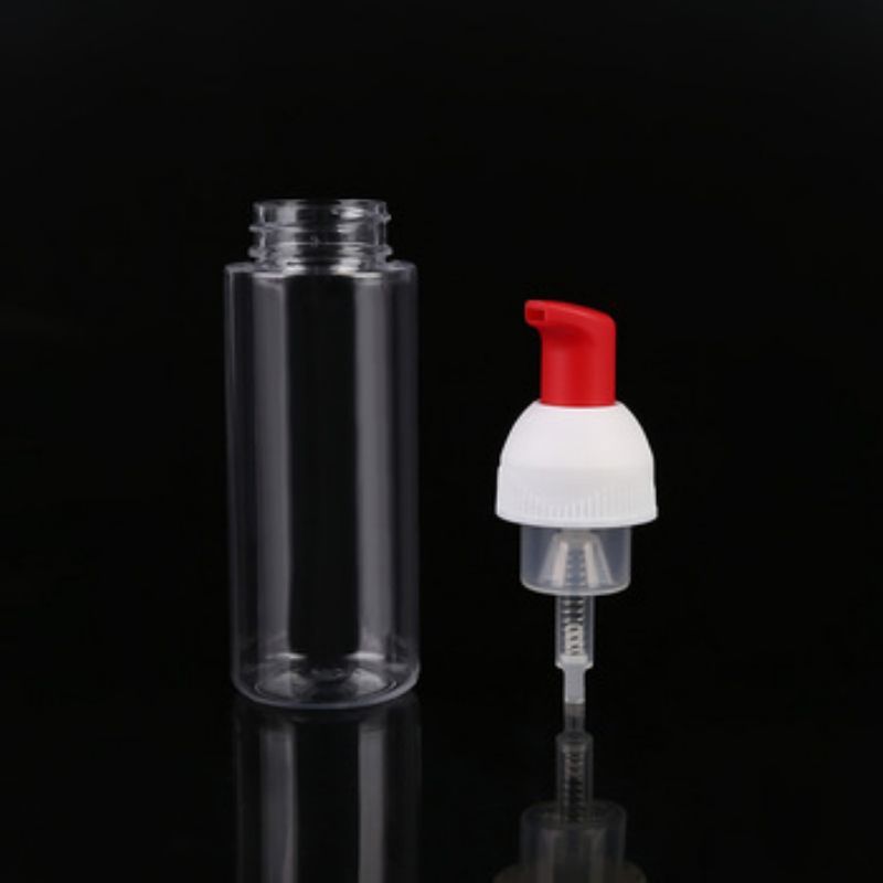 Round Shape Leak Proof Foam Pump Bottle Set with Crown Shape Cap for Body Wash and Facial Cleanser