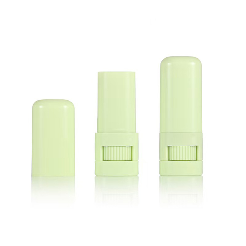 Twist Up Solid Perfume Stick Tube Plastic 16mm Screen Printing for Lip Balm Deodorant Blush Cosmetic Packaging