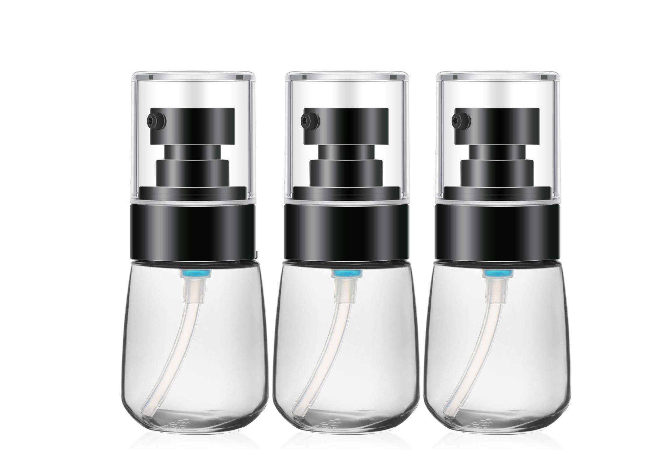 Transparent 30ml  Cosmetic PETG Bottles Cream Liquid Foam Pump Bottle