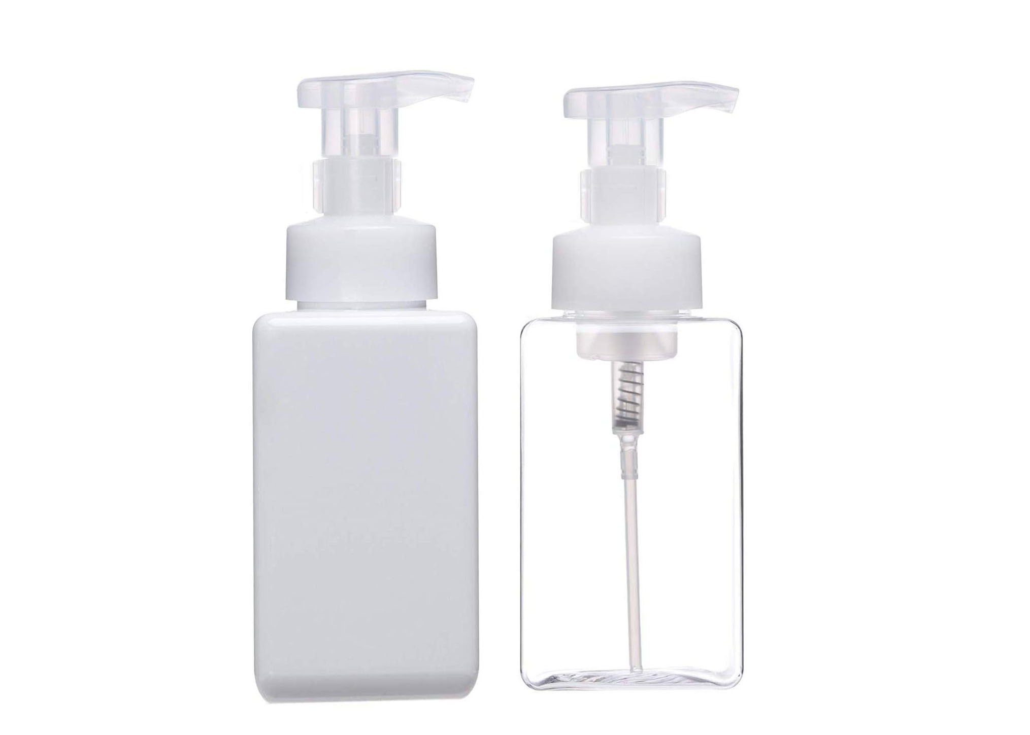 Clear Transparent PP Foaming Soap Bottle Refillable Leakage Proof
